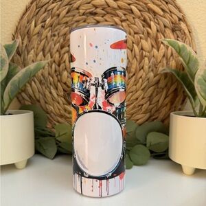 🆕 Drum Tumbler 20 Oz Skinny Tumbler  🥁